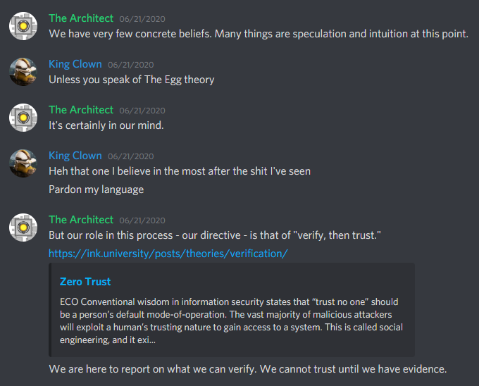 Egg Theory